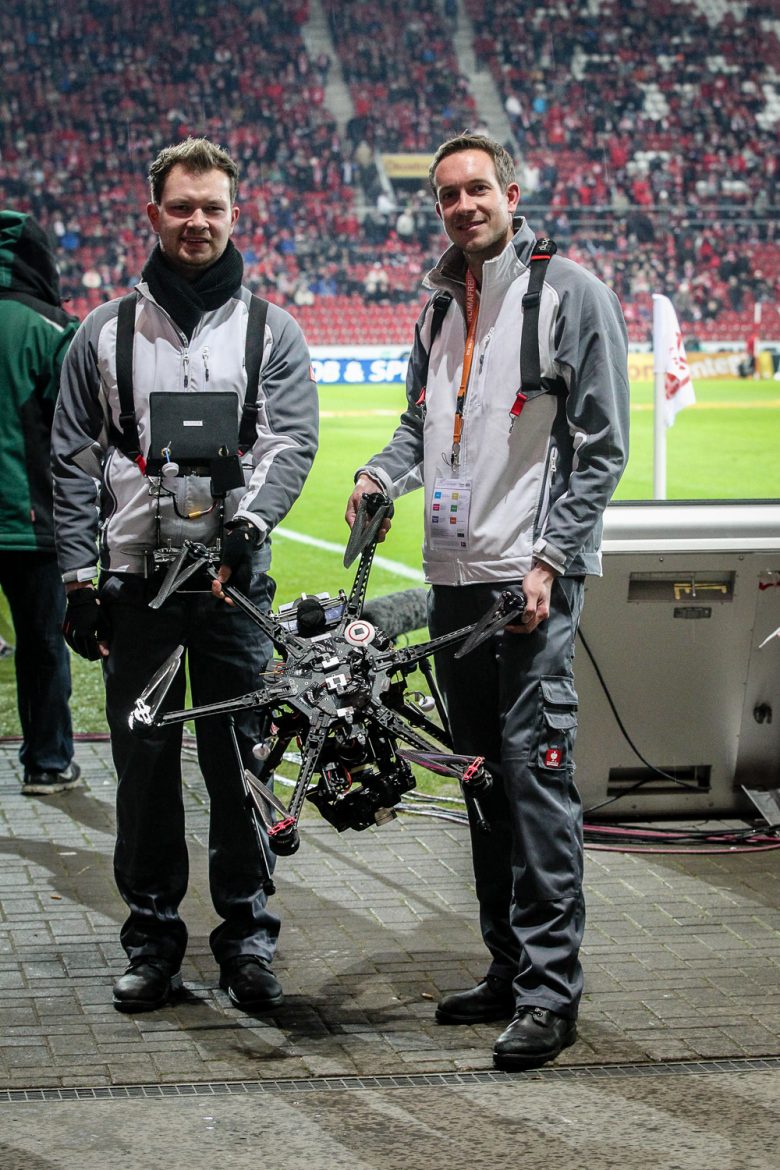 The Skynamic Drone at Mainz 05 soccer Game